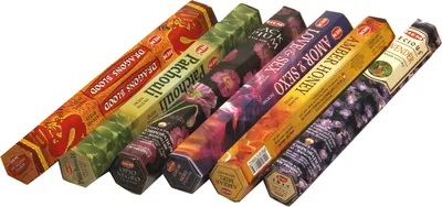Produktbild von HEM Räucherstäbchen Sparset. 6 verschiedene Packungen ca. 120 Sticks
