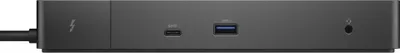 Produktbild von DELL WD19TB, Kabelgebunden, Thunderbolt 3, 2.0b, USB Typ-C, 10,100,1000 Mbit/s, Schwarz
