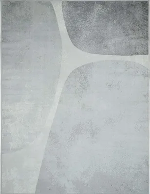 Zdjęcie produktu dla Miękki nowoczesny dywan z szarym geometrycznym wzorem 190x240