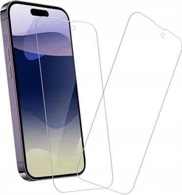 Immagine prodotto di Vetro di sicurezza temperato per iPhone 14 Pro durezza 9H set di 2