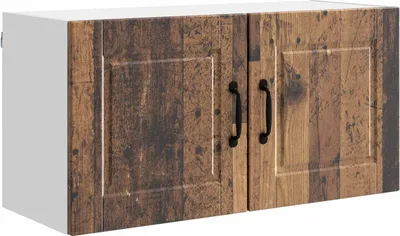 Image de Armoire murale vidaXL PORTO en bois recyclé 80 x 31 x 40 cm, aggloméré