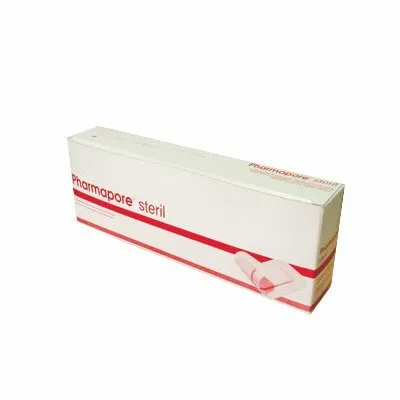 Produktbild von Pharmapore Selbstklebender steriler Verband aus Vliesstoff, 10x15cm, in einer Packung mit 50 Stk.