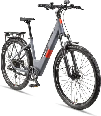 A studio shot of a Telefunken electric bicycle against a white background.
