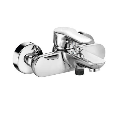 Produktbild von KLUDI OBJEKTA Wannenfüll- und Brause-Einhandmischer, Wandmontage, chrom, 326530575