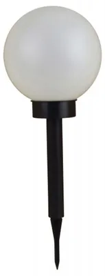 Produktbild von LED Solar Kugelleuchte 3-in-1 weiß Kunststoff Ø 20 cm mit Erdspieß und Einschaltautomatik