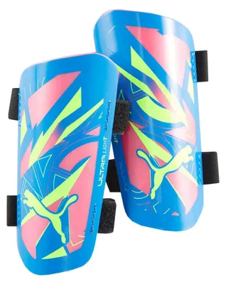 Immagine prodotto di Puma - Parastinchi unisex da uomo/donna "Energy Strap", leggeri PP4762 (XL) (blu/giallo)