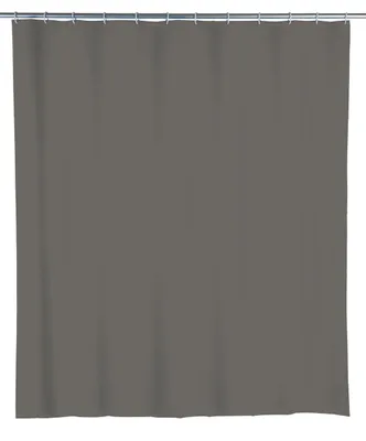 Produktbild von WENKO Dusche Vorhang Bade Wannen inkl. 12 Ringe Grau 180x200 cm wasserdicht