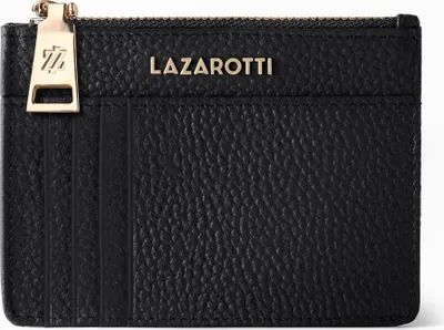 Imagen del producto de Estuche para llaves de cuero Lazarotti Bologna, con portatarjetas, de cuero, de 11,5 cm, con compartimento para AirTag