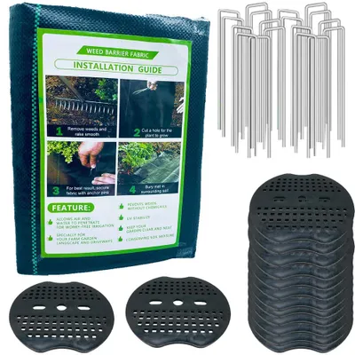 Zdjęcie produktu dla Membrána przeciwchwastowa 2 m x 10 m, stabilizowana UV, do ogrodu