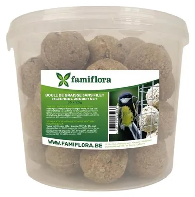 Produktbild von Famiflora Mezenbol / Suetball für Vögel - Ohne Netz - 35 Stück - Inhalt: 35 Stück