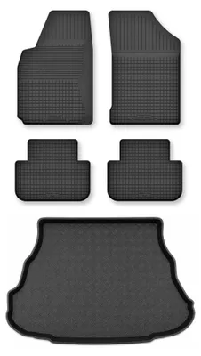 Produktbild von Gummimatten + Kofferraumwanne für Alfa Romeo GT 2003-2010 – Schwarz, modellangepasst – Wielganizator Semi-Universal