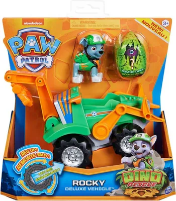 Produktbild von Spin Master 31400 - Tlapková patrola Dino Rescue Základní vozidlo Rockyho s vysouvacím mechanismem