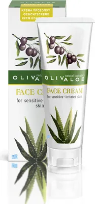 Produktbild von OLIVALOE 00136 - Gesichtscreme für sensible/gereizte Haut 50ml, Naturkosmetik - MHD 08/26