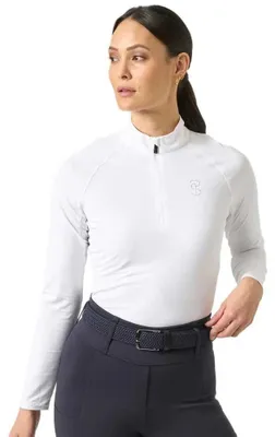 Produktbild von Ps Of Sweden Evelina Crystal Logo Top Damen Langarm-t-shirt Weiß S Frau Weiß S