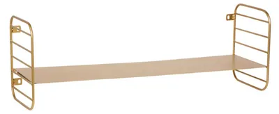 Produktbild von Ostaria Wandregal Angele - goldfarben - Metall - 50 cm