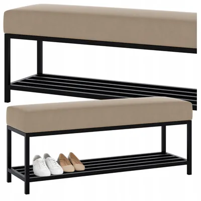 Produktbild von SCHUHREGAL MIT ABLAGE 80 x 30 x 46 cm – PUFA LOFT SITZMÖBEL FÜR DEN FLUR