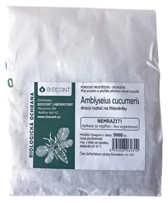 Obrázek produktu pro BIOCONT LABORATORY, spol. s r.o. Dravý roztoč proti třásněnkám (5tis. ks) - Amblyseius cucumeris