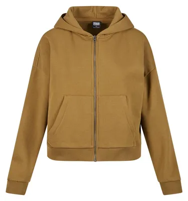 Produktbild von Urban Classics - Hoodie mit durchgehendem Reißverschluss für Damen TN679 (L) (Sommer Olive)