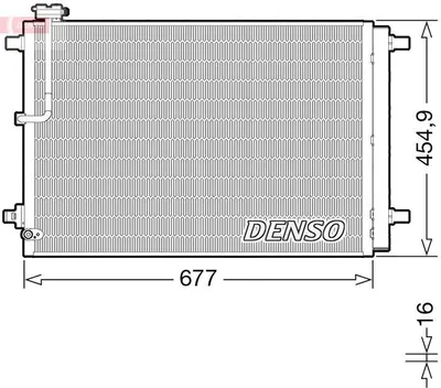 Obrázok produktu pre Kondenzátor, klimatizácia DENSO DCN02046