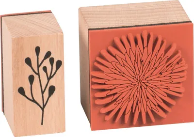 Zdjęcie produktu dla Heyda 204888690 Zestaw pieczątek "Kwiaty" 12 x 10 x 3 cm