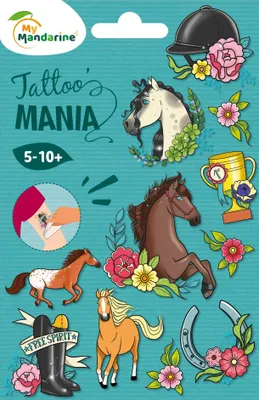 Produktbild von Avenue Mandarine 10x Tattoo Mania, Reiten - Mehrfarbig CC065C