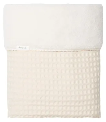 Produktbild von Koeka Oslo Babydecke Waffel / Natural / Pebble