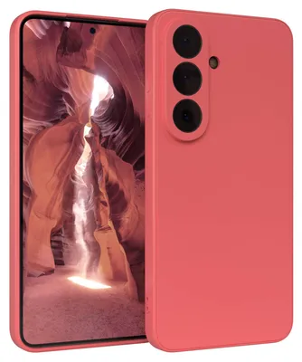 Produktbild von EAZY CASE - TPU Hülle für Samsung Galaxy S26, TPU Case stoßfeste Handyhülle, weiches Cover mit Kameraschutz, Silikonhülle in Rot