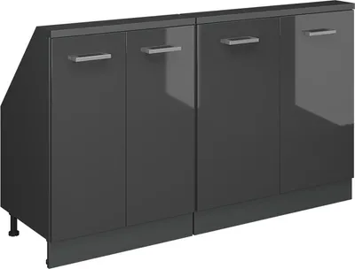 Immagine prodotto di Set di mobili sottotetto Vicco Rion Antracite lucido Set di 2, Model 55987