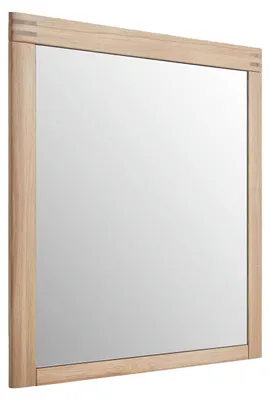 Produktbild von Wandspiegel MILE aus massiver Wildeiche, 85x82x4 cm, moderner Stil