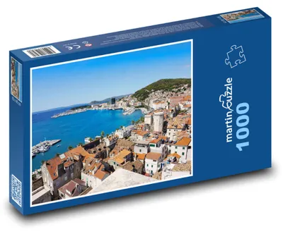 Obrázok produktu pre Puzzle 1000 Chorvátsko - pobrežné mesto - martinpuzzle
