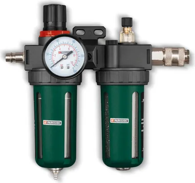 Produktbild von Parkside Druckluft Wartungseinheit Druckluftfilter Druckminderer Nebelöler PDWE 8 B2