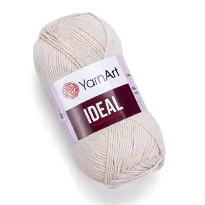 Produktbild von Yarn Art Ideal 223 Cream Strickgarn