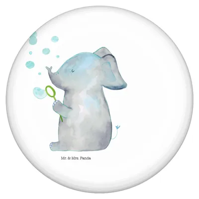 Produktbild von Mr. & Mrs. Panda Pin Elefant Seifenblasen - Weiß - Geschenk, Button, Liebesspruch, Badge, Liebesbeweis, Anstecker, Liebe, Ansteckbutton, Elefanten, Plakette