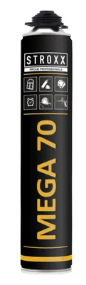 Immagine prodotto di Schiuma poliuretanica espandente STROXX Mega 70, 870 ml