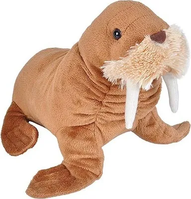 Produktbild von Wild Republic Plusch Walross Pluschtier braun 27 cm Stofftier
