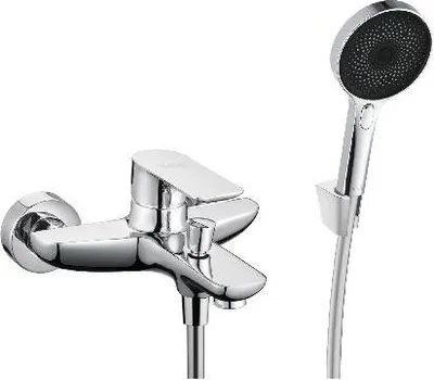 Produktbild von kielle Vega - Badewannenarmatur mit Zubehör, verchromt 10318SN10