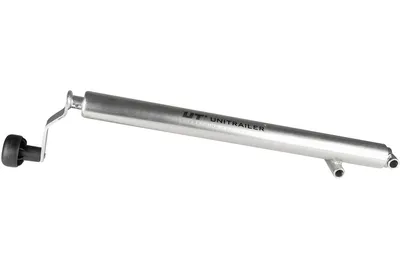 Produktbild von UNITRAILER Kurbelheber kippbar 1000 kg, Hub 500-865 mm, Rohr 42 mm, Kurbel oben, verzinkt, für Kippanhänger und Autotransporter