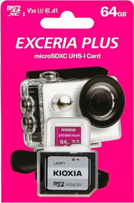 Immagine prodotto di Kioxia EXCERIA PLUS - Scheda di memoria flash - 64 GB