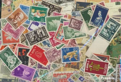 Produktbild von Briefmarken Saarland 100 verschiedene Briefmarken