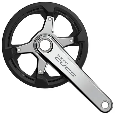Zdjęcie produktu dla Shimano Cues, korba FC-U6030-1, srebrna, 175 mm / 42T, srebrna, 175 mm