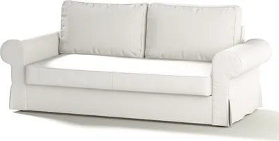 Produktbild von Dekoria Bezug für Backabro 3-Sitzer Sofa ausklappbar, weiss, Bezug für Backabro 3-Sitzer Sofa