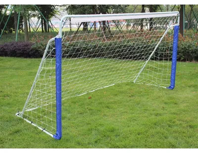 Produktbild von Fußballtor Fußballziel Trainingstor - 240 x 150 cm - Stahlrahmen - Mit Tragetasche - Faltbar