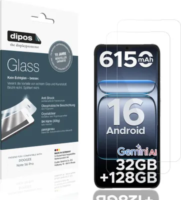 Zdjęcie produktu dla 2x dipos GlassCC DOOGEE Note 56 Pro