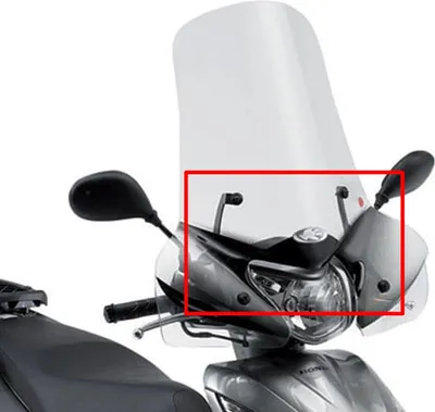 Produktbild von Montagekit für Windschutzscheibe 308AK für Honda Vision 50 / 110 ccm (2011-2020)