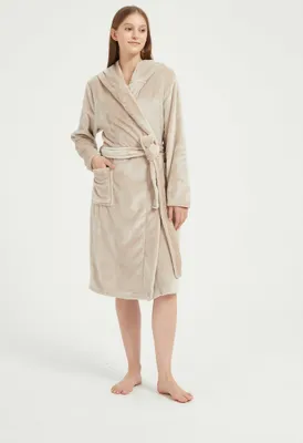 Produktbild von Damen-Uni-Bademantel Paulo S/M Beige