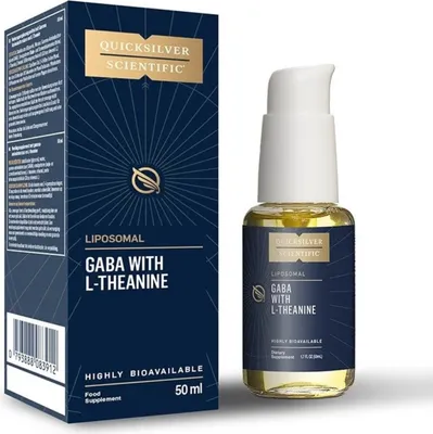 Obrázok produktu pre Quicksilver Scientific doplnky stravy Liposomal Gaba With L-theanine, BI9019