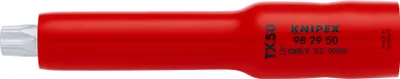 Image de KNIPEX 98 29 50 Douille 3/8" pour TX50 117 mm