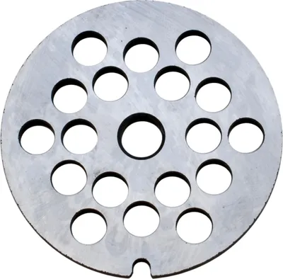 Produktbild von Invest Lochscheibe Gr.8 - 8 mm Bohrung für Fleischwolf Bosch *Jupiter*Zelmer *Alexanderwerk*Westmark kompatibel mit Fleischwolf Größe 8