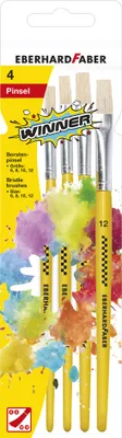Produktbild von EBERHARD FABER Borstenpinsel-Set WINNER 4-teilig