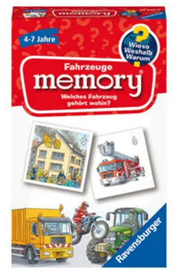 Produktbild von Wieso? Weshalb? Warum? Fahrzeuge memory® Ravensburger 20647